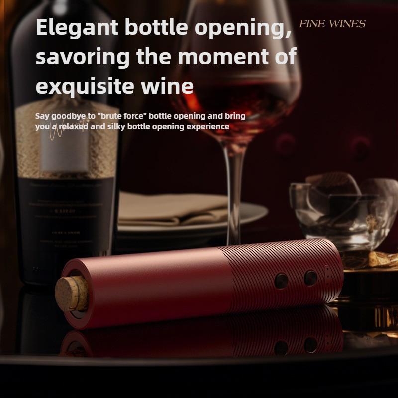 Electric Fully Automatic Red Wine Bottle Opener, Portable and Multifunctional
