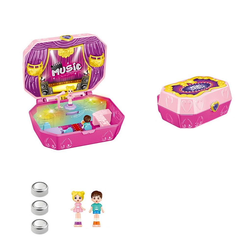 

3D Doll Houses with Furniture Creative Miniature Villa Model Toy Children s Birthday Gift Style H