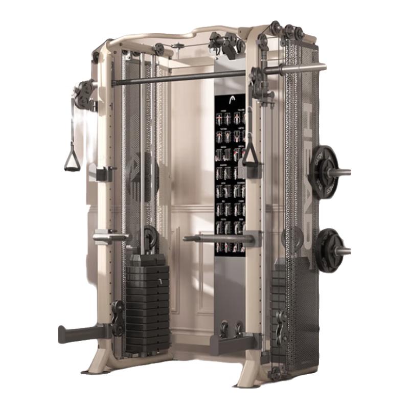 Integrated Home Gym Smith Machine and Power Rack