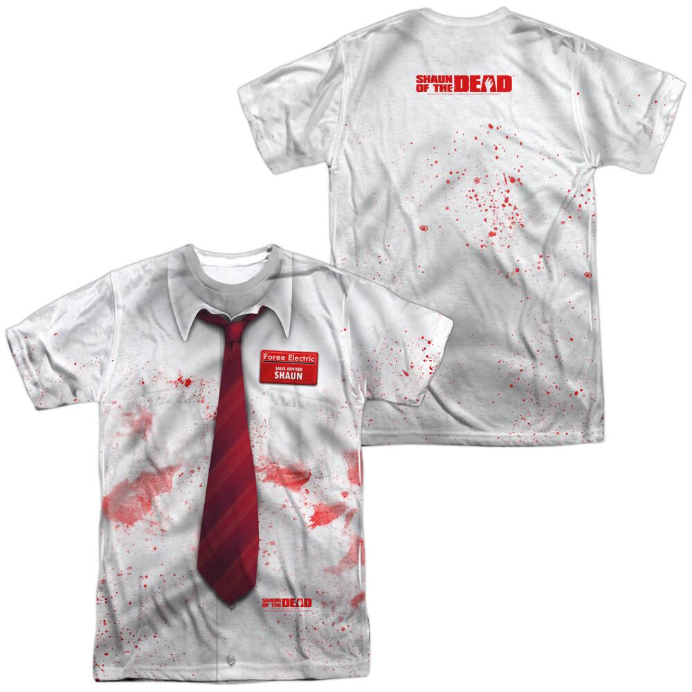 Shaun Of The Dead Bloody Shirt Dye Sublimation T-Shirt XXXXL