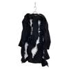 COMMEdesGARCONS HOMME PLUS PL-J045 23AW Faux Fur Cut-out Long Jacket Jacket M blackUsed