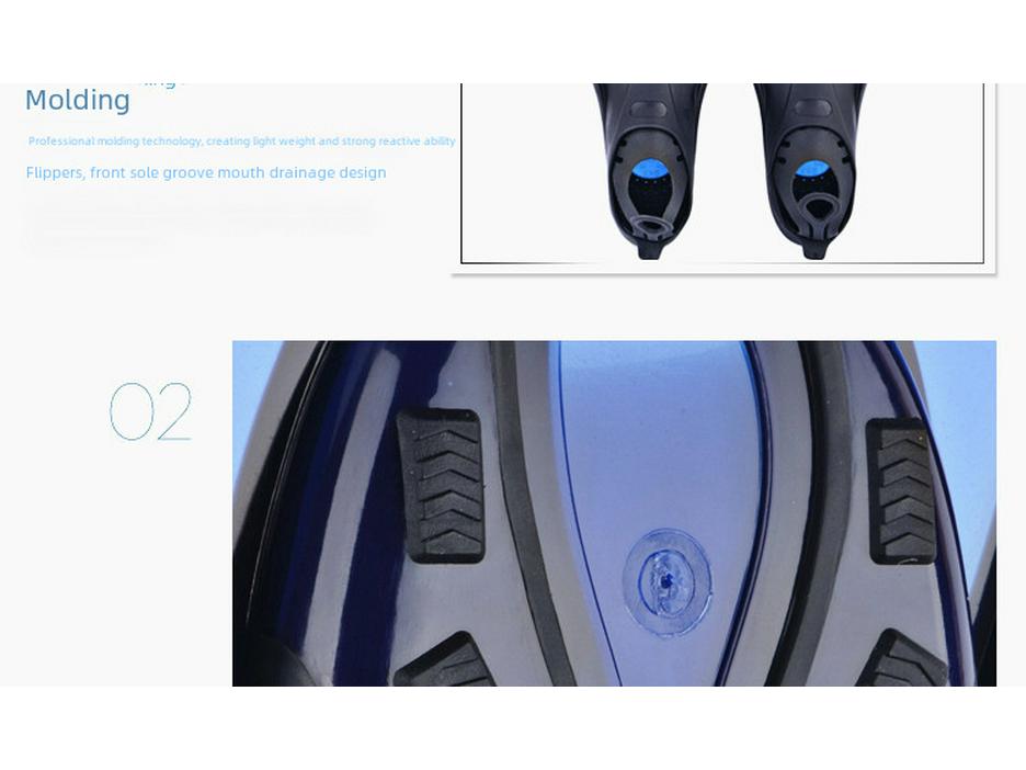 Labele de scufundări reglabile din silicon pentru bărbați și femei – Mărime unică potrivită tuturor, Perfecte pentru înotul ca sirenă, snorkeling și scufundări libere