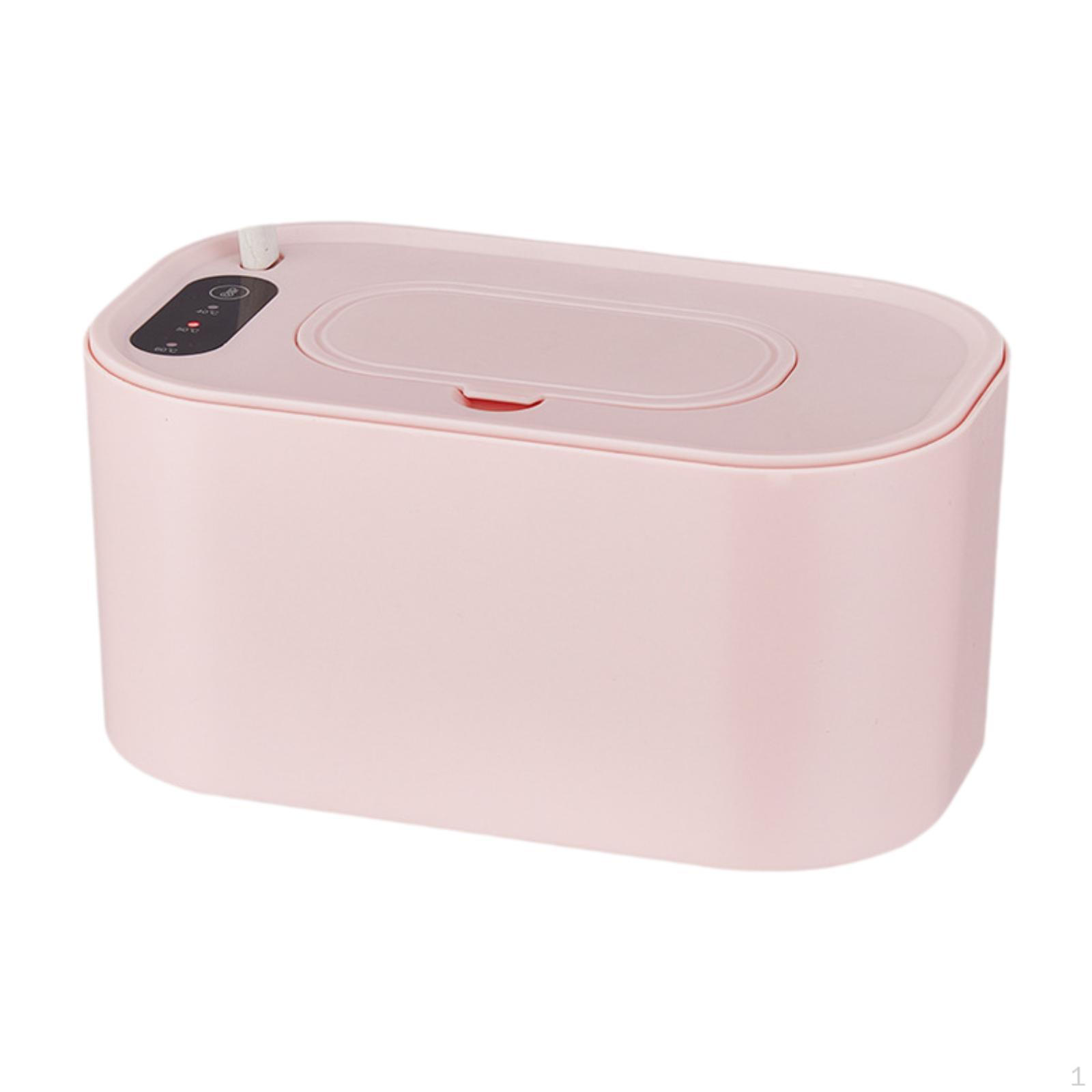 

Подогреватель детских салфеток 3 режима температуры Контроль нагрева Влажные салфетки для машин розовый