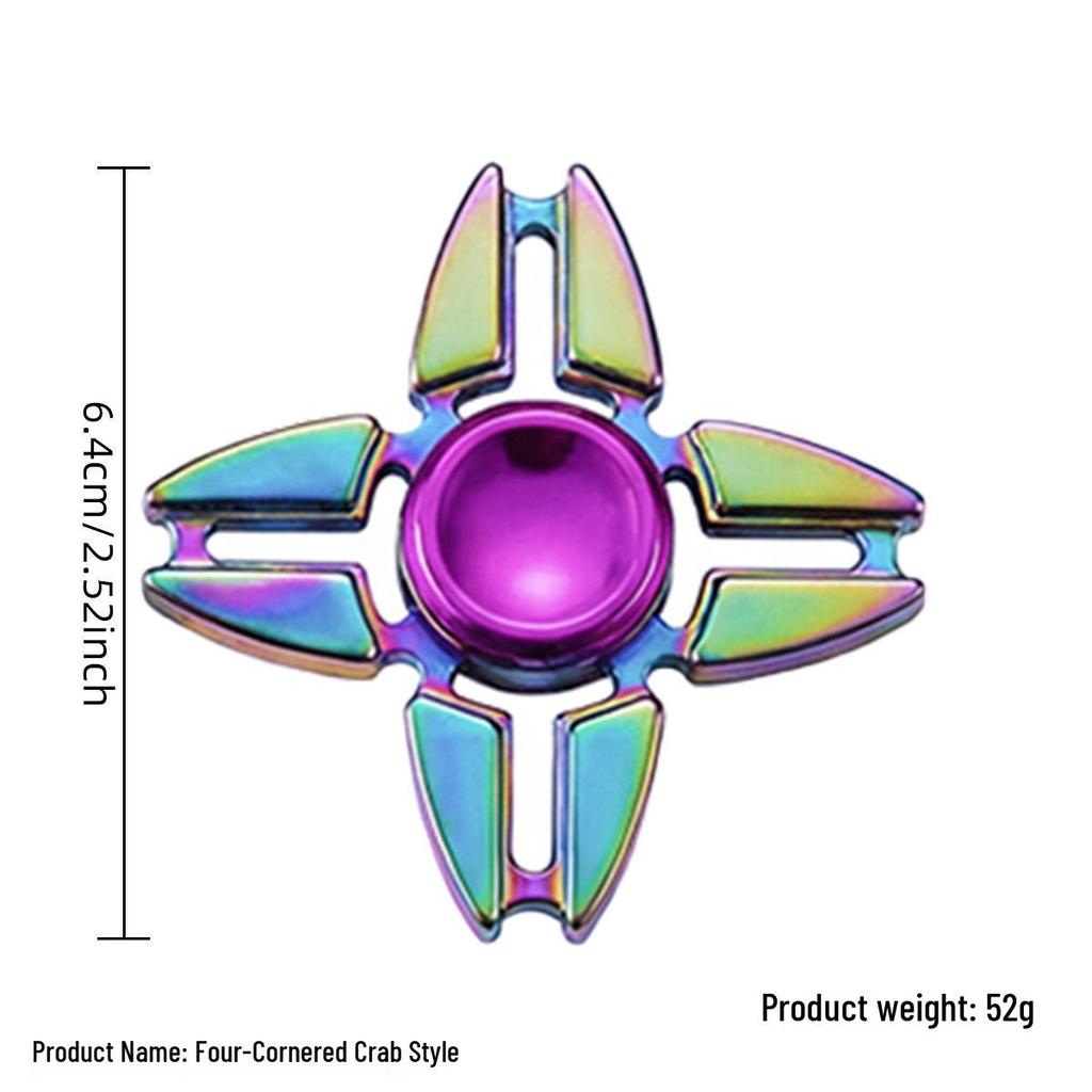 Alloy Fidget Spinner Stress Relief Toy - Handheld Finger Gyroscope Spinner