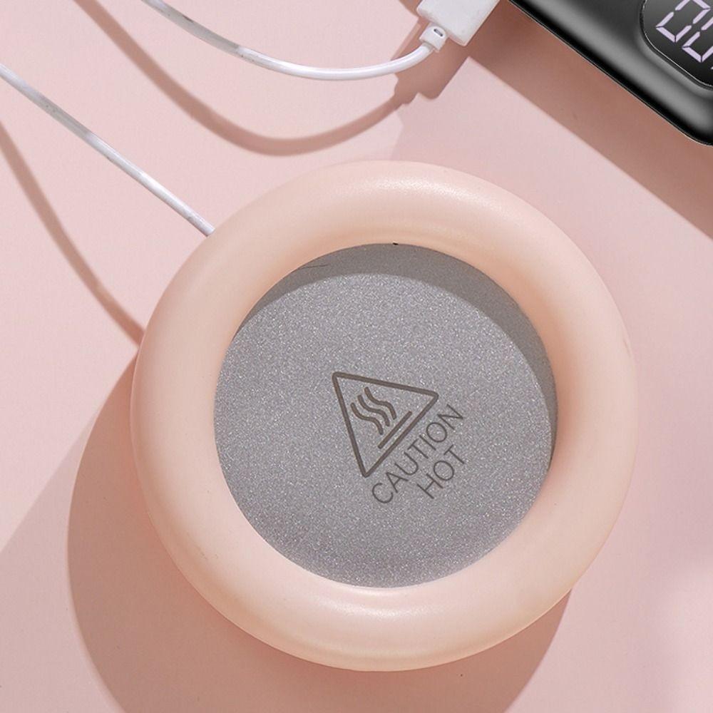 Smart Constant Temperature Coaster Noiseless Cup Warmer Non-slip Electric Mug Heater  Coffee