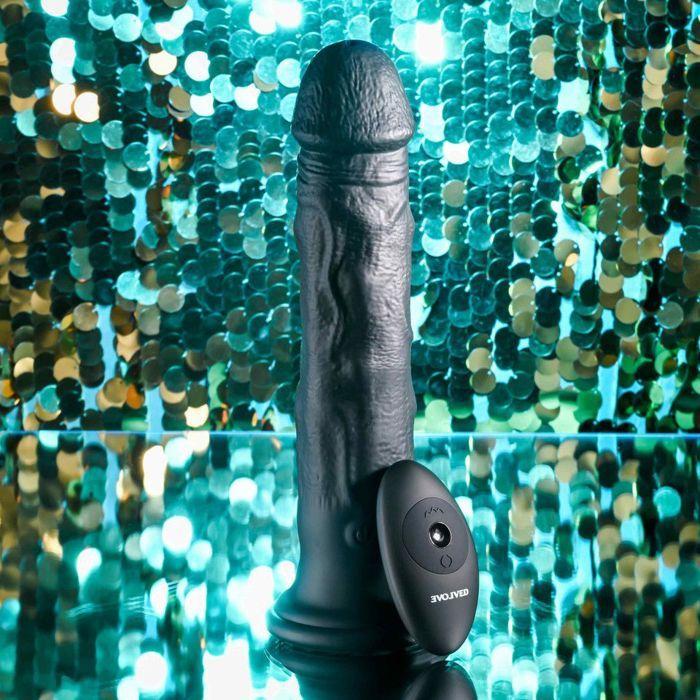Evolved - Black Thunder Godemichet Vibrant - 25 cm