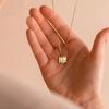 St. Delan Gold-Plated Stainless Steel Alphabet Pendants for DIY Jewelry