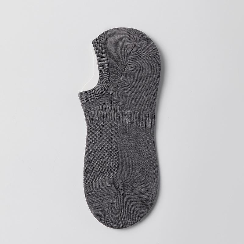 Pure Cotton Men's Solid-color Short Socks, Casual Cotton Socks, Boat Socks, Smelly and Sweat-absorbing, Invisible Socks for Spring and Summer