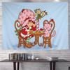 SStrawberryshortcake Girl Anime Tapestry Hanging Tarot Hippie Wall Rugs Dorm Wall Hanging Sheets