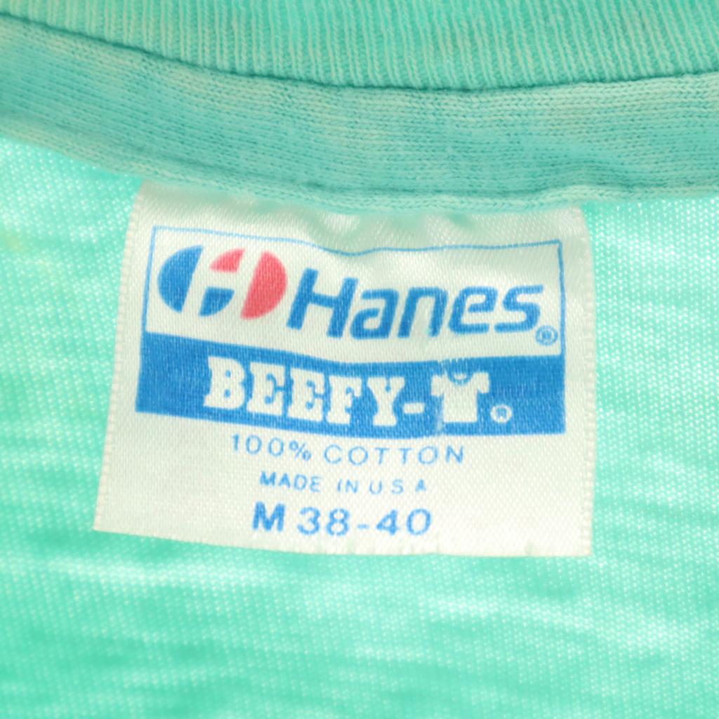 Hanes 80s Made in USA Vintage snake Short sleeve T-shirt Men's Used