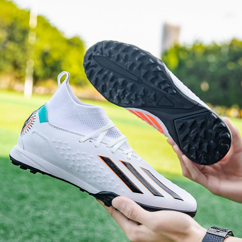 Football Shoes Men's High Top Youth Student Broken Nails Adult Spikes Training Sneakers