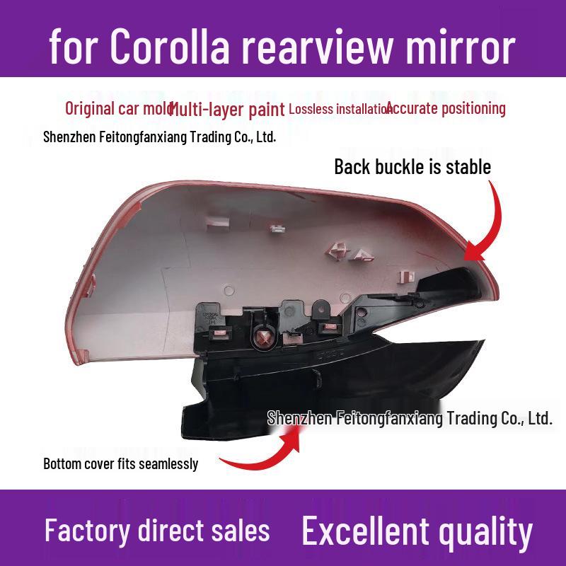 Rearview Mirror Cover & Turn Signal Lens for 2019-2025 Toyota Levin