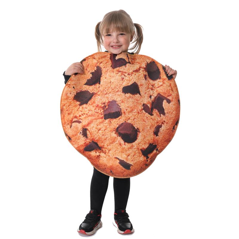Lustiges Lebensmittel-Cosplay für Kleinkinder, Keksmilch-Kostüm für Kinder, Halloween-Kostüm für Jungen und Mädchen, Weihnachtsparty-Outfit