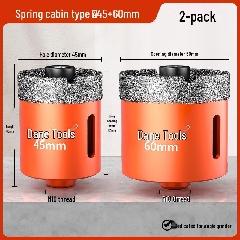 Dane Spring Tile and Stone Hole Enlarging Tool for Dry Cutting