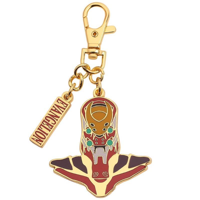 Anime Cartoon EVA Neon Genesis Evangelion Rugzak Hanger Sleutelhanger, Creatieve DIY Gepersonaliseerde Studenten Sleutelhanger Cadeau beige