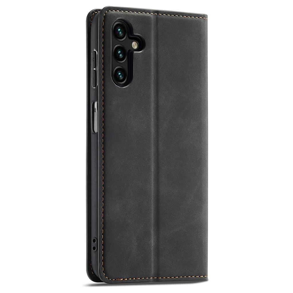 FORWENW Fantasy Series for Samsung Galaxy A54 5G Skin-touch Leather Phone Cover Anti-drop Stand Wallet Case