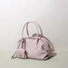 Korean Niche Fashion Boston Bag Women's Simple Shoulder Messenger Bag High-end Light Luxury Portable Bowling Bag