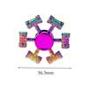 New Colorful Rainbow Alloy Fingertip Gyro Decompression Creativity Finger Spinners Hand Fidget Small Toys
