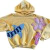 Винтажная толстовка с графическим принтом Streetwear Свободный крой Длинный рукав Пуловер Унисекс Женская