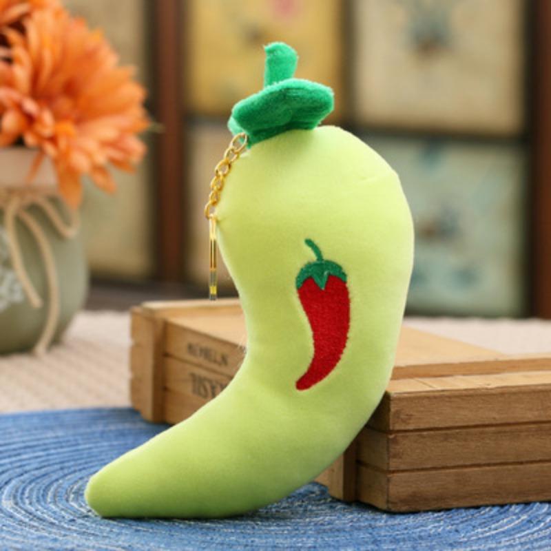 Fruit and Vegetable Plush Pendant Creative Doll Toy Pendant Cute Doll Gift Keychain