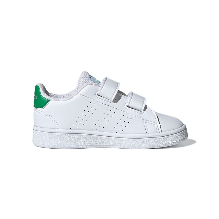 Adidas Advantage I White Green Baby Sneakers Cloud-White Legend-Ink EF0301