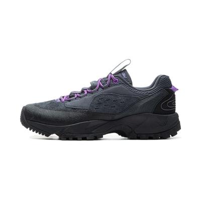 Li Ning Outdoor CF Dämpfung Abriebfest Niedrig geschnitten Outdoor Wanderschuhe Herren Schwarz AHCU039-3