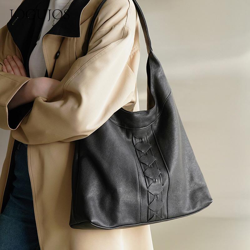 

JOGUJOS женская сумка-тоут большой вместимости для поездок на работу, сумка премиум-класса из кожи, женская сумка-тоут, женская сумка под мышку