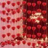Stereoscopic Hanging Love Streamer 1.5m Valentines Day Decoration Lantern  Bridal Shower