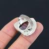 Trillion Botswana Agate Gemstone Statement Elegant Ring Jewelry 925 Silver US 8