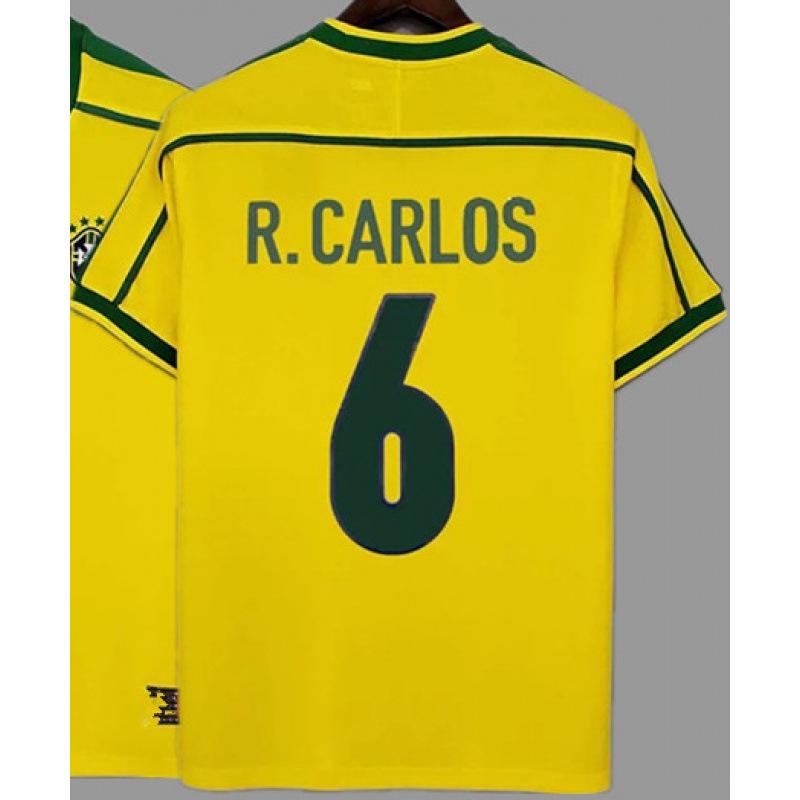 Vintage Football Jersey AC Ronaldo Zidane Maldini Lampardroba Spain Boca Carlos