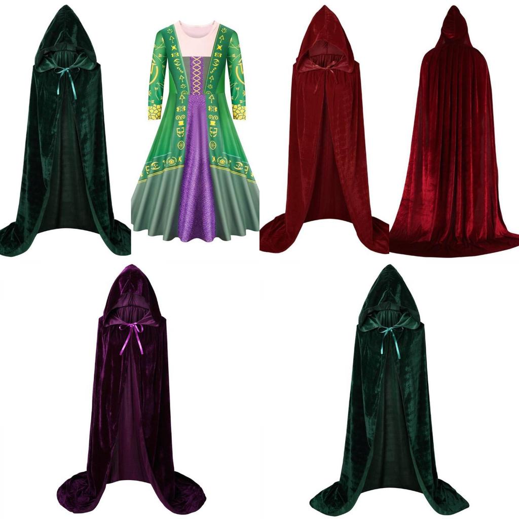 Unleash Your Inner Witch With The Hocus Pocus2 Hooded Cape For Kids!