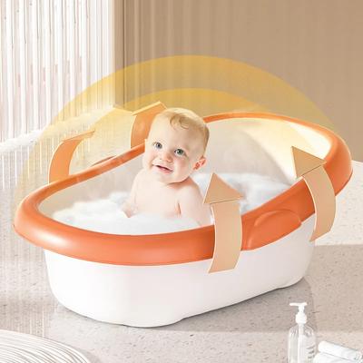 Verdicktes Sitz-Liege Baby-Duschbecken - Plastik-Babybadewanne mit ergonomischem Design Praktische Badeutensilien für Schwangere und Babys