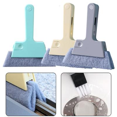 Window Track Cleaning Brush Multifunctional Door Window Gap Groove Cleaning Tool Multifunctiona Window Rail Dust Shovel
