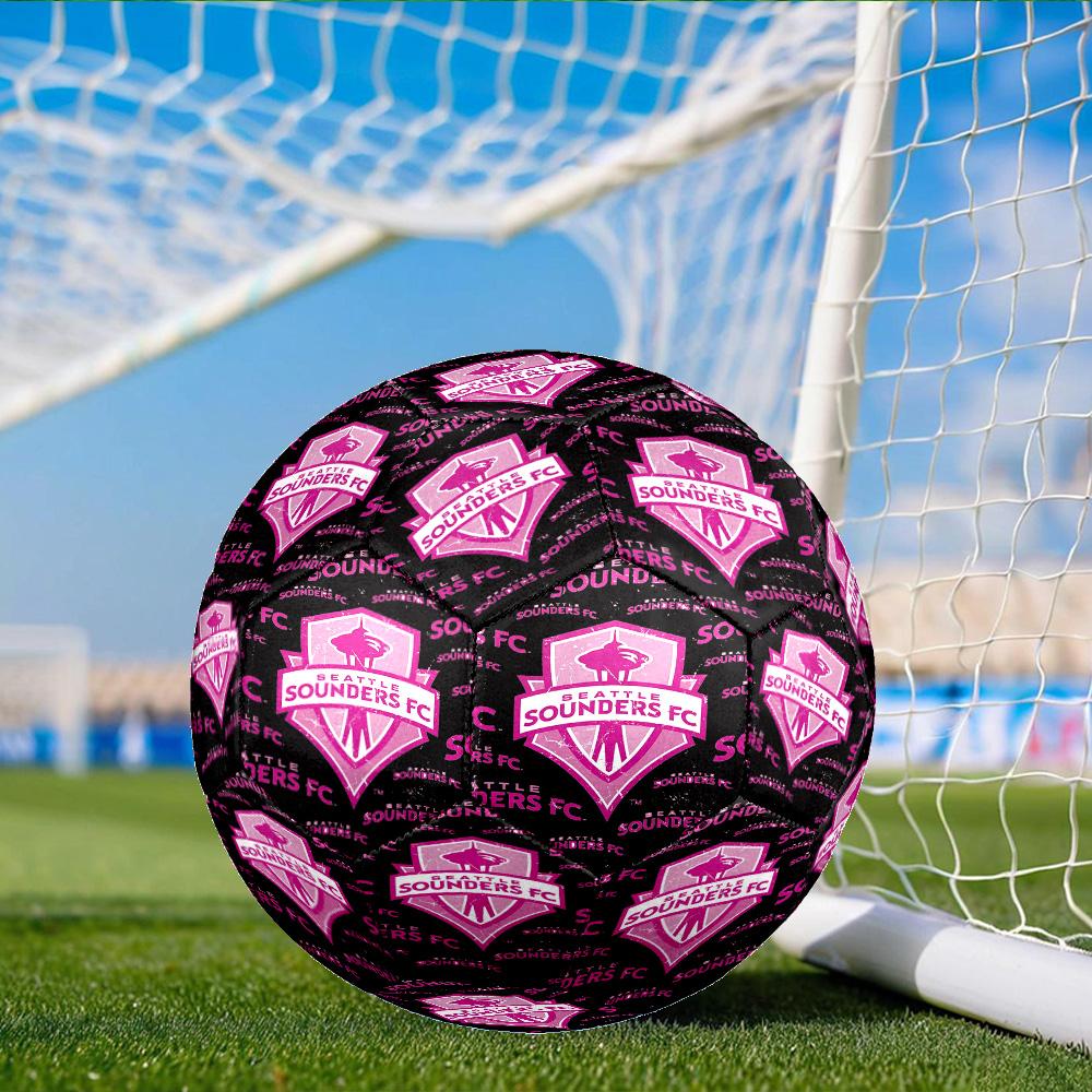 Sport Club Football Crest Printed Size 5 Soccer Balls, Anti-Slip, Protective Football, Outdoor Sport, a Unique Gift Suitable for him/her, Birthday