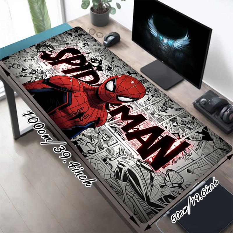 Spiderman Xl Gaming Mouse Pad Nonslip Rubber Base Stitched Edge Waterproof Desk Mat For Pc Laptop Gamer Office Computer Accessories C929439