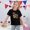 Kleinkind Mädchen Jungen T-Shirts Kinder Top Jungen und Mädchen Bedrucktes Kurzarm T-Shirt