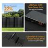 Portables 40W Foldable Solars Chargers Light Weight for Camping Hiking with Phones Tablets Emergency Power