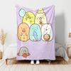 1pc Blanket Sumikko Gurashi Print Design, Lightweight Blanket for Sofa, Bed- Soft &Warm, Gift for All Seasons like Christmas, Halloween