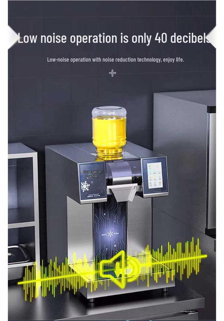 Automatic Fruit Drink Snow Ice Maker for Street Stalls and Shops
