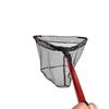 Lixada Fly Fishing Triangle Brail Landing Net Portable Foldable Lightweight Net Nylon Fishing Net Aluminum Alloy Frame