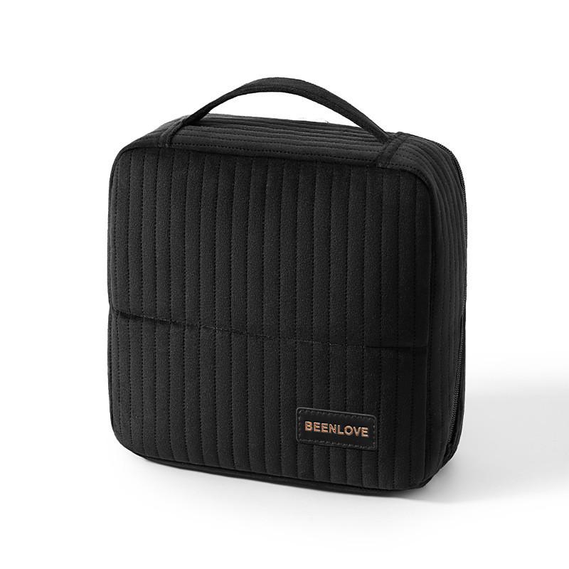 Organizzatore per Trucco Minimalista Moderno con Tessuto Peluche per Viaggio e Uso Domestico