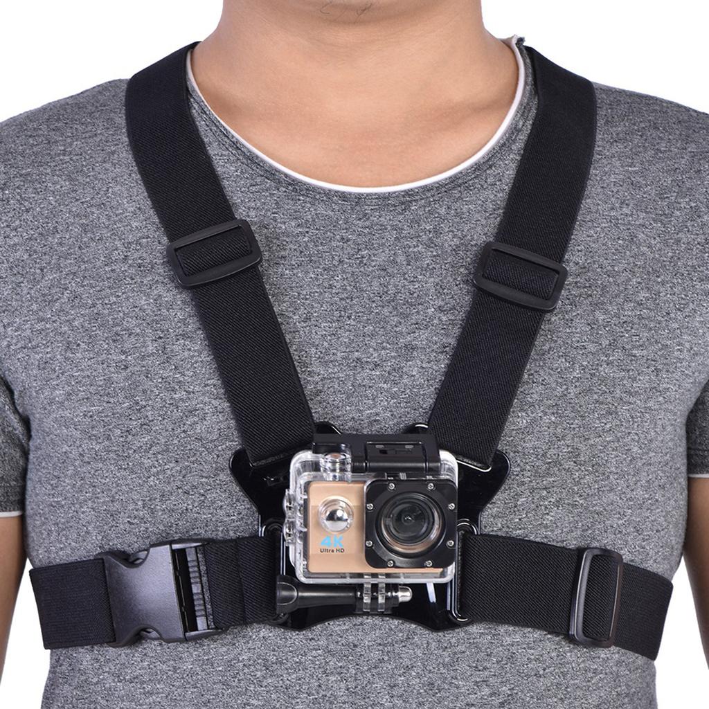 TELESIN Adjustable Body Chest Strap Mount Harness Belt for Gopro Hero 5 4 3+ 3 Sport Camera