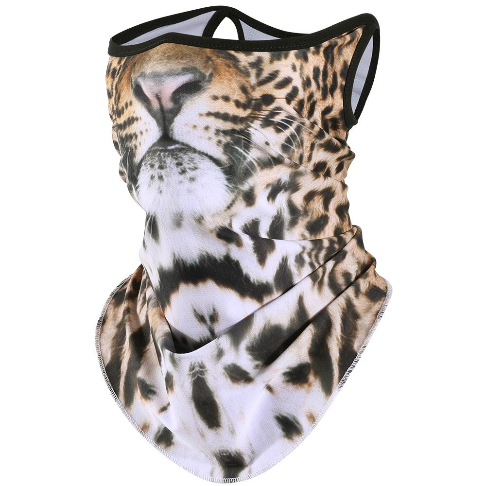 3D Animals Magic Scarf Bandana Breathable Neck Warmer Gaiter Hanging Ear Outdoor Sports Triangle Face Mask Neckerchief Summer