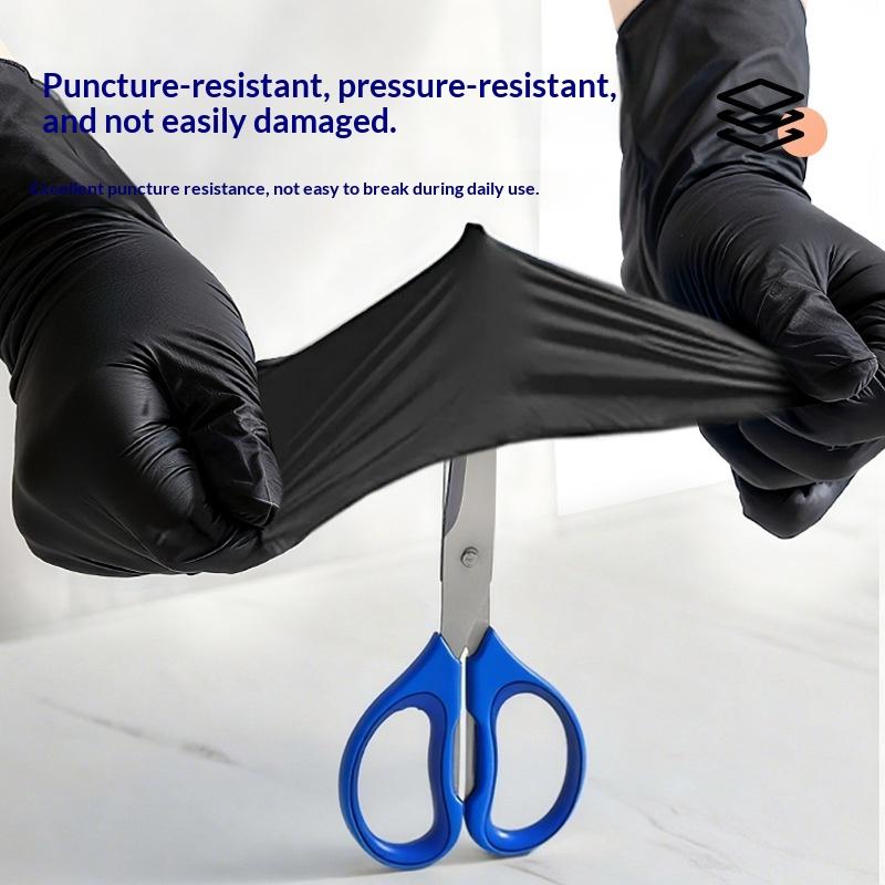100Pcs Disposable Nitrile Gloves Latex Free Cleaning Gloves For Kitchen Cooking Tattoo Beauty Esthetician Safety Work Gloves