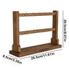 Wooden Jewelry Display Stand Multi-Layer Household Bracelet Storage Rack Earring Pin Brooch Organizer Home Sundries Accessories