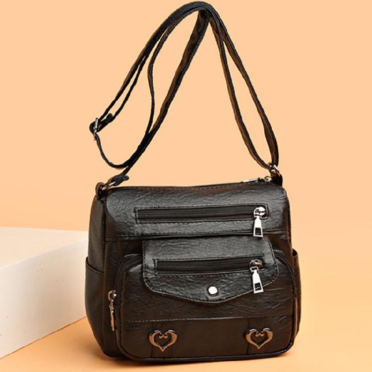 Shoulder Bag with Vintage Charm Practical & Fashionable Bag for Work or School