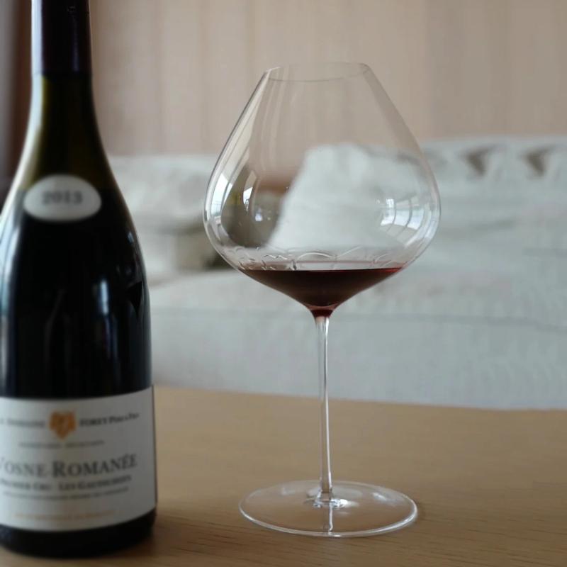 France Sydonios Style Upscale Burgundy Cup Crystal Handmade Extremely Thin Wine Glass Aroma Enlarge Goblet