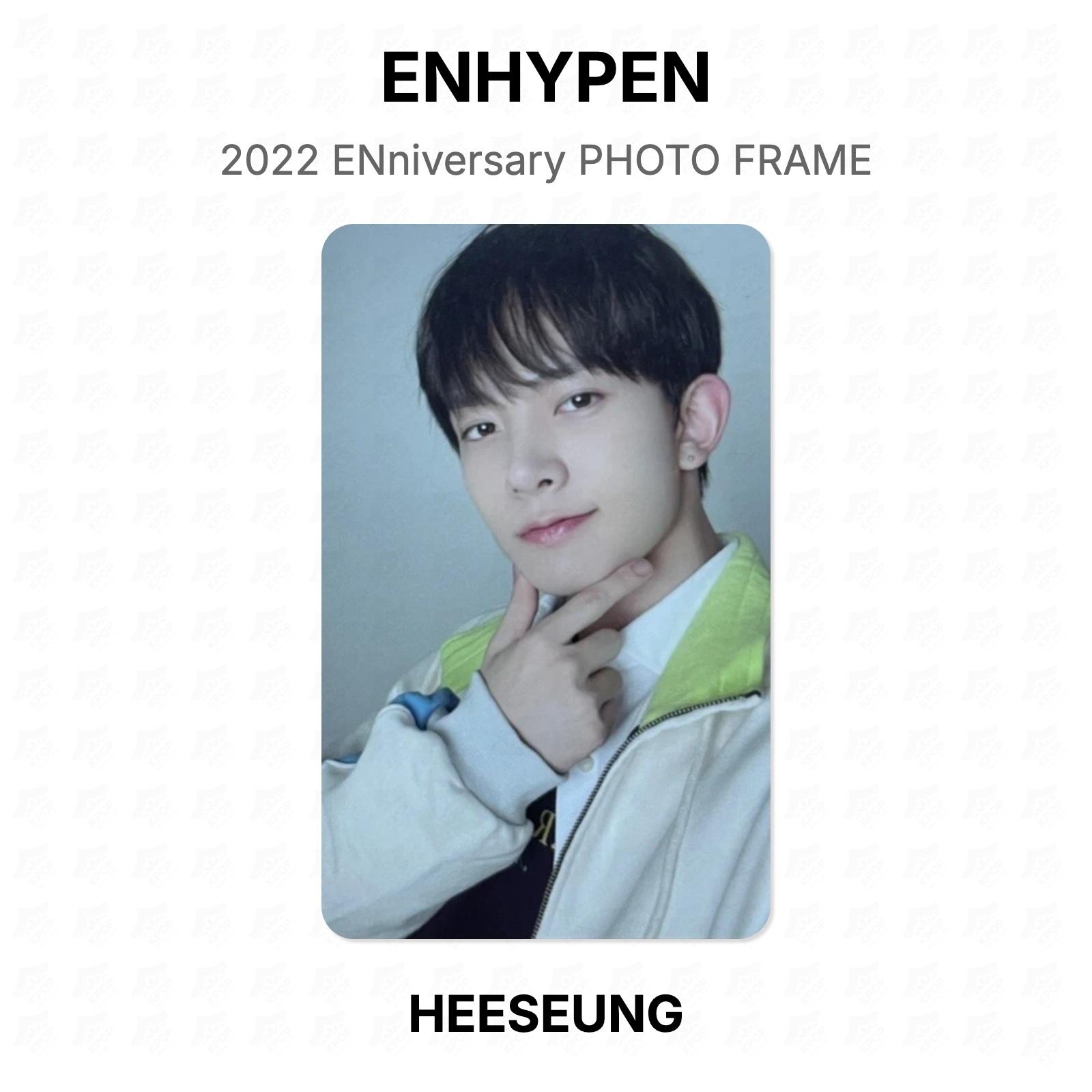 ENHYPEN 2022 ENniversary PHOTO FRAME Official Photocard HEESEUNG