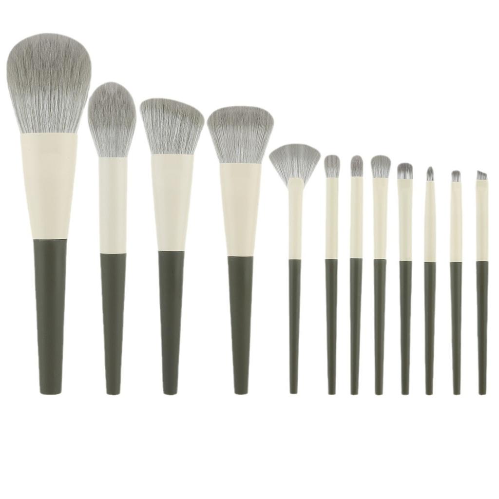 New 12 Travel Portable Makeup Brush Set High Quality Soft Spray YouTube Loose Powder Blush Grooming Brush