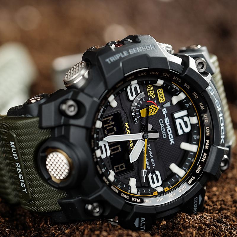 CASIO Men MASTER OF G-LAND Series Black Watch GWG-1000-1A3 GWG-1000-1A3